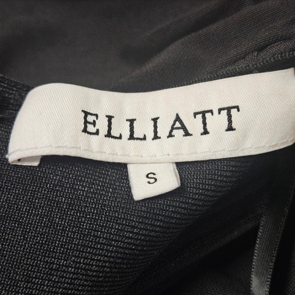 ELLIATT LORI PLUNGE NECK RUCHED SHEATH FORMAL DRESS WOMEN'S SIZE SMALL - Picture 14 of 16